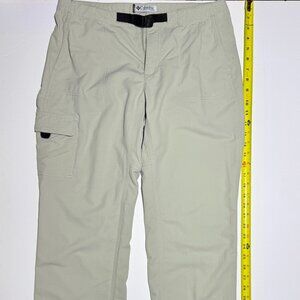 Columbia Sportswear Women's Cargo Pants Size 10 Hiking Beige Khaki Omni RN69724